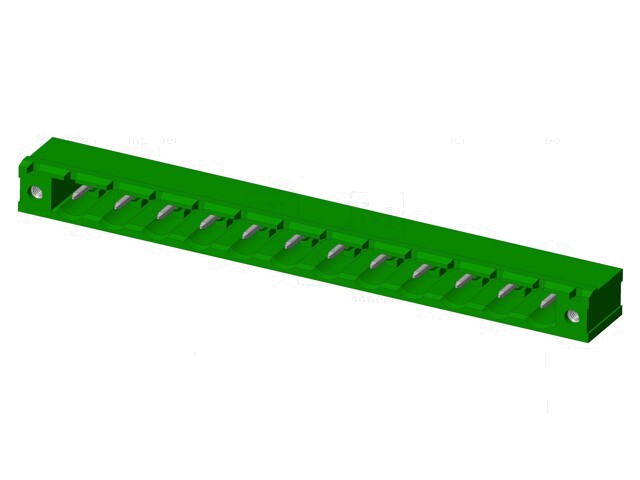 Connector: ontkoppelbare terminal strip; contact; mannelijk Connector: ontkoppelbare terminal strip; contact; mannelijk